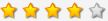 4 stars rating